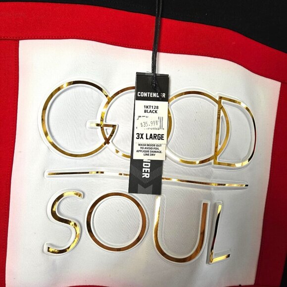 NEW Good Soul Plus Size Gender Neutral T-Shirt Black 3XL Unisex Faith Tee - Picture 3 of 6